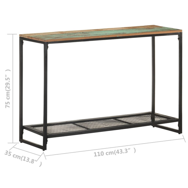Konsolentisch Ireland 110x35x75cm (recyceltes Massivholz)