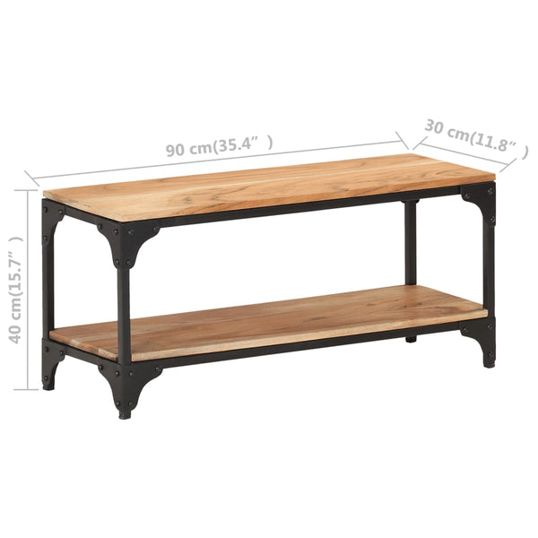 Couchtisch Ermiza 90x30x40cm (Akazienholz)