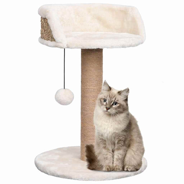 Kratzbaum für Katzen Hyrum 49cm (Seegras)