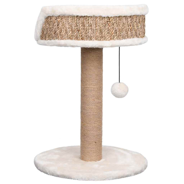 Kratzbaum für Katzen Hyrum 49cm (Seegras)