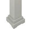 Grauer Blumenständer, klassische Säule, quadratisch, Gani 17x17x66cm (MDF)