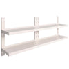 Schwimmende Wandregale aus Edelstahl KRS Crum 200x30cm (2 St.)