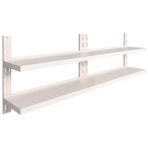 Rostfreie Stahlregale Crum 240x30cm (2 St.)