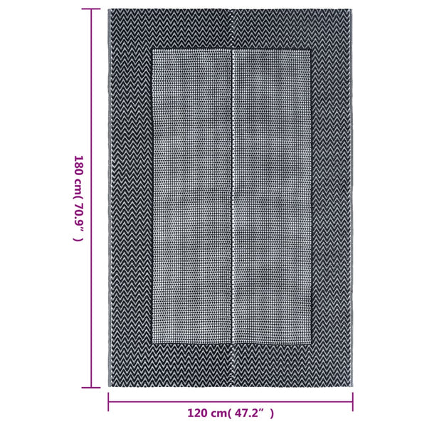 Außenmatte Marianovici 120x180cm grau (pp)