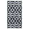 Marianovici schwarzer Outdoor-Teppich 160x230cm (pp)