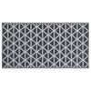 Marianovici schwarzer Outdoor-Teppich 160x230cm (pp)
