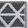 Marianovici schwarzer Outdoor-Teppich 160x230cm (pp)