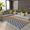 Marianovici schwarzer Outdoor-Teppich 160x230cm (pp)