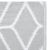Marianovici grauer Outdoorteppich 80x150cm (PP)