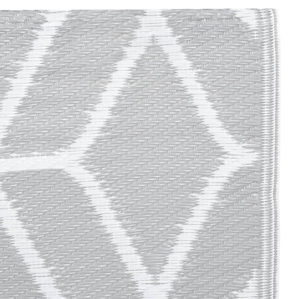 Marianovici grauer Outdoorteppich 80x150cm (PP)