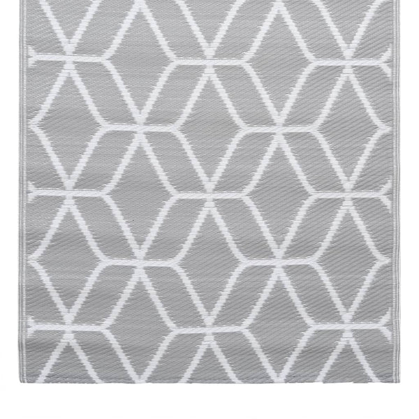 Marianovici grauer Outdoorteppich 80x150cm (PP)