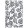 Schwarz-weißer Outdoor-Teppich Marianovici 120x180cm (pp)