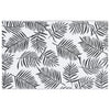 Schwarz-weißer Outdoor-Teppich Marianovici 120x180cm (pp)