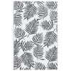 Schwarz-weißer Outdoor-Teppich Marianovici 160x230cm (pp)