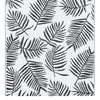 Schwarz-weißer Outdoor-Teppich Marianovici 160x230cm (pp)