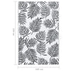Schwarz-weißer Outdoor-Teppich Marianovici 160x230cm (pp)
