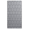 Outdoorteppich ARAKIL schwarz-weiß 80x150 cm PP