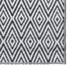 Outdoorteppich ARAKIL schwarz-weiß 80x150 cm PP