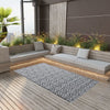 Outdoorteppich ARAKIL schwarz-weiß 80x150 cm PP