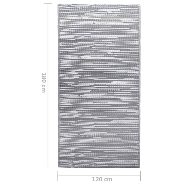 Grauer Outdoorteppich 120x180cm Marianovici (pp)