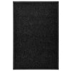 Schwarze Fußmatte Chisnar 60x90cm (waschbar)