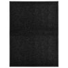 Schwarze Fußmatte Chisnar 90x120cm (waschbar)