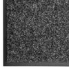 Anthrazitfarbene Fußmatte Chisnar 40x60cm (waschbar)