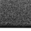 Anthrazitfarbene Fußmatte Chisnar 40x60cm (waschbar)