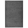 Anthrazitfarbene Fußmatte Chisnar 60x90cm (waschbar)