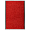 Rote Fußmatte Chisnar 60x90cm (waschbar)