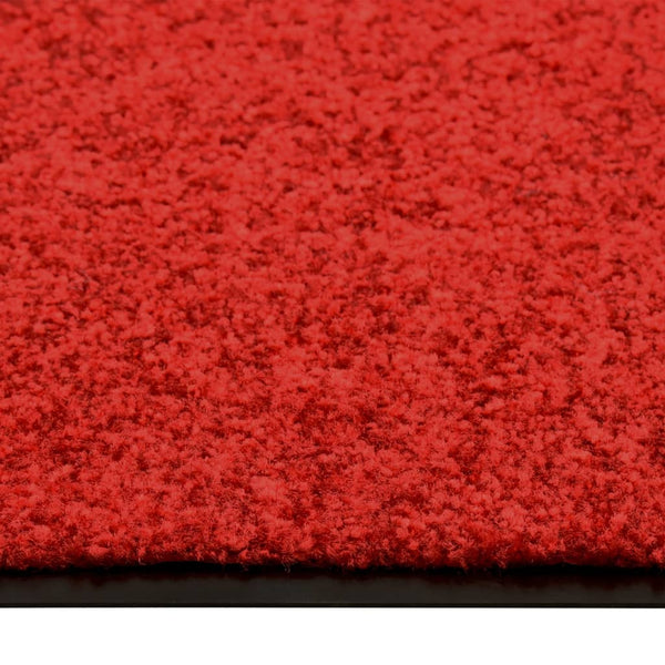 Rote Fußmatte Chisnar 60x90cm (waschbar)