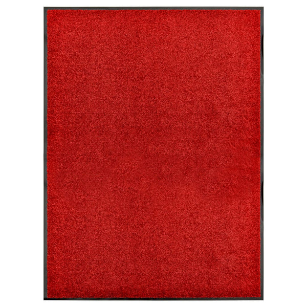 Rote Fußmatte Chisnar 90x120cm (waschbar)