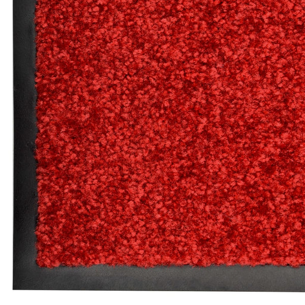 Rote Fußmatte Chisnar 90x150cm (waschbar)