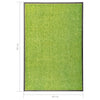 Grüne Fußmatte Chisnar 60x90cm (waschbar)