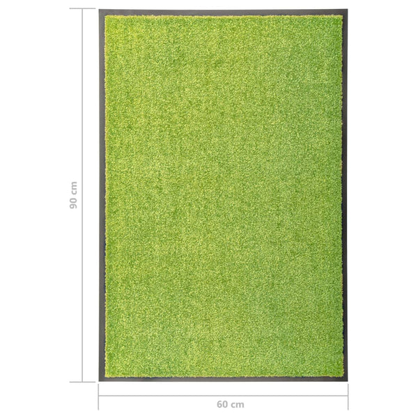 Grüne Fußmatte Chisnar 60x90cm (waschbar)