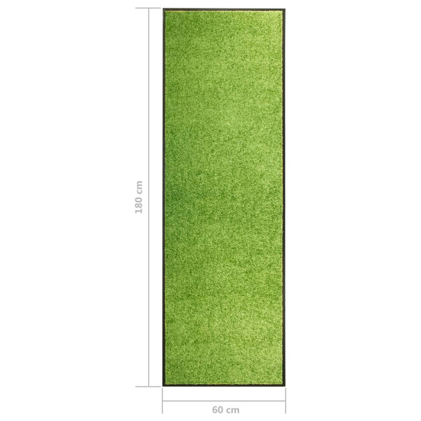 Grüne Fußmatte Chisnar 60x180cm (waschbar)