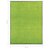 Grüne Fußmatte Chisnar 90x120cm (waschbar)