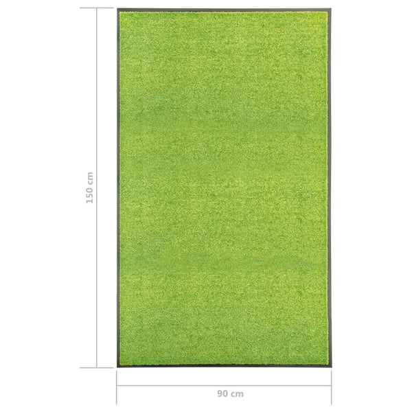 Grüne abwaschbare Fußmatte Chisnar 90x150cm