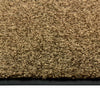 Braune Fußmatte waschbar Chisnar 40x60cm