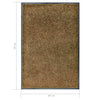 Braune Fußmatte Chisnar 60x90cm (waschbar)