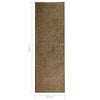 Braune Fußmatte Chisnar 60x180cm (waschbar)