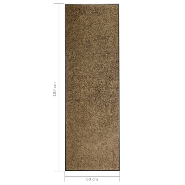 Braune Fußmatte Chisnar 60x180cm (waschbar)