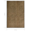 Braune Fußmatte Chisnar 120x180cm (waschbar)