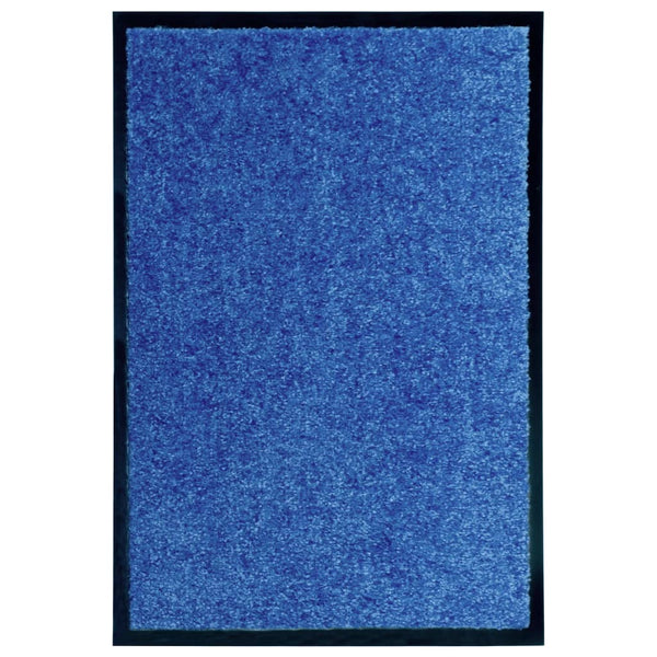 Blauer Fußabtreter Chisnar 40x60cm (waschbar)