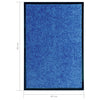 Blauer Fußabtreter Chisnar 40x60cm (waschbar)