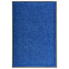 Blauer Fußabtreter Chisnar 60x90cm (waschbar)