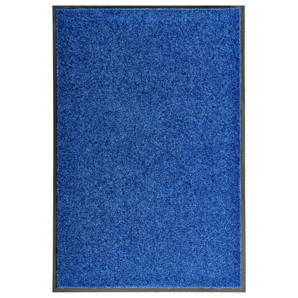 Blauer Fußabtreter Chisnar 60x90cm (waschbar)