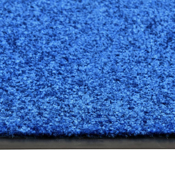 Blauer Fußabtreter Chisnar 60x90cm (waschbar)