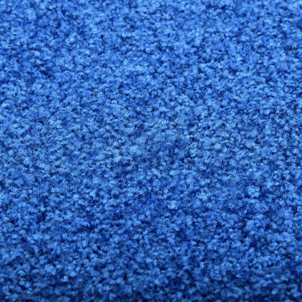 Blauer Fußabtreter Chisnar 60x90cm (waschbar)