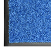 Blauer Fußabtreter Chisnar 60x90cm (waschbar)